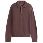 Tommy Jeans Slim Essential Polo Sweater Bruin