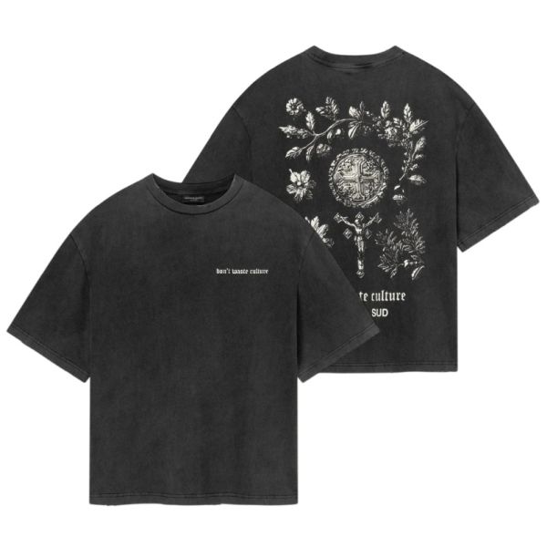 Don’t Waste Culture Olivinne T-shirt Zwart