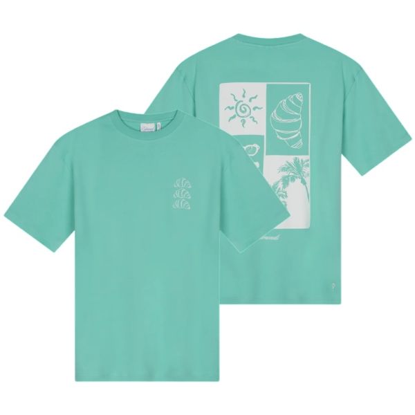 Edmonds Le Croissant T-shirt Groen
