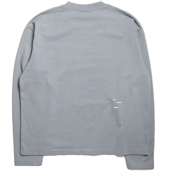 The Savage Report Logo Bar Longsleeve T-shirt Grijs