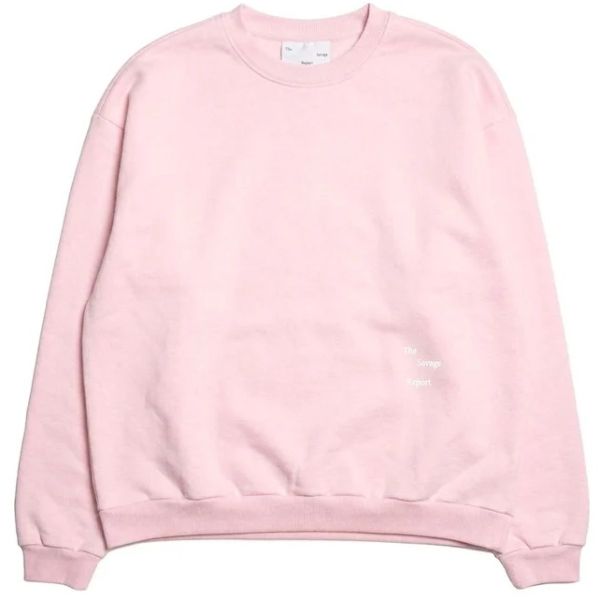 The Savage Report Logo Bar Sweater Roze