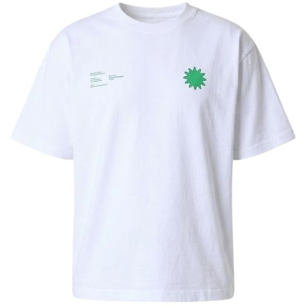 The Savage Report Small Sun T-shirt Wit | Mezaldy.com