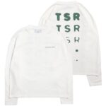 The Savage Report TSR Optic Longsleeve T-shirt Off White/Groen
