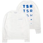The Savage Report TSR Optic Longsleeve T-shirt Off White/Blauw