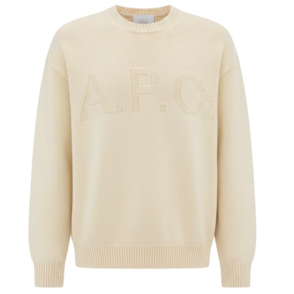 A.P.C. Leo Pullover Sweater Off White