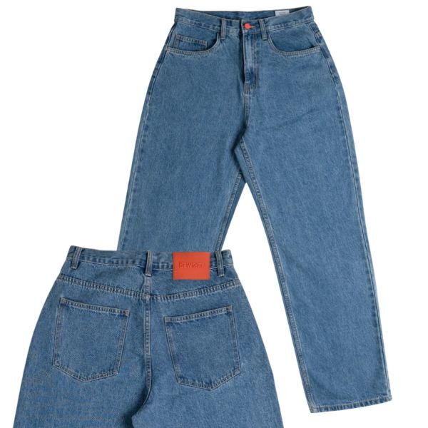 BeWider Super Loose Jeans Blauw