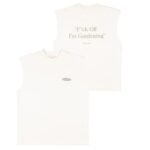 Bram’s Fruit Gardening Distressed Sleeveless T-shirt Wit