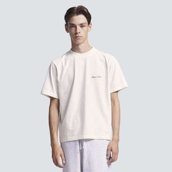 Bram’s Fruit Gardening Label T-shirt Wit