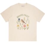 Bram’s Fruit Robin T-shirt Beige