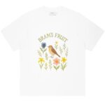 Bram’s Fruit Robin T-shirt Wit