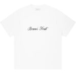Bram’s Fruit Script Logo T-shirt Wit