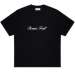 Bram’s Fruit Script Logo T-shirt Zwart