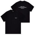 Bram’s Fruit Stamp Inside Out T-shirt Zwart