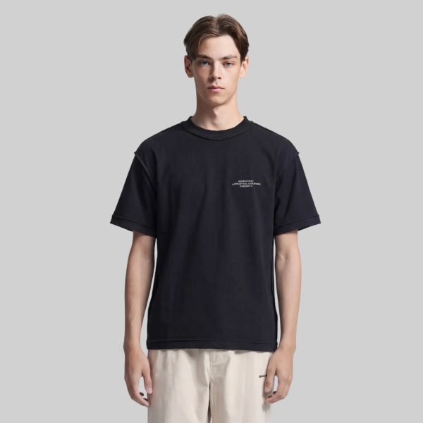 Bram’s Fruit Stamp Inside Out T-shirt Zwart