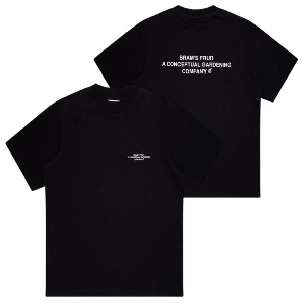 Bram’s Fruit Stamp Inside Out T-shirt Zwart