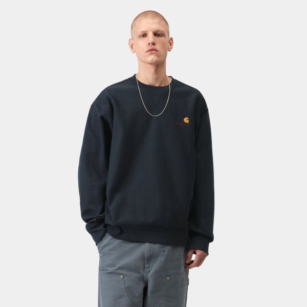 Carhartt WIP American Script Sweater Navy