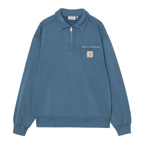Carhartt WIP Half Zip Detroit Sweater Donker Blauw