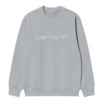 Carhartt WIP Logo Sweater Grijs