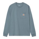 Carhartt WIP Pocket Longsleeve T-shirt Blauw