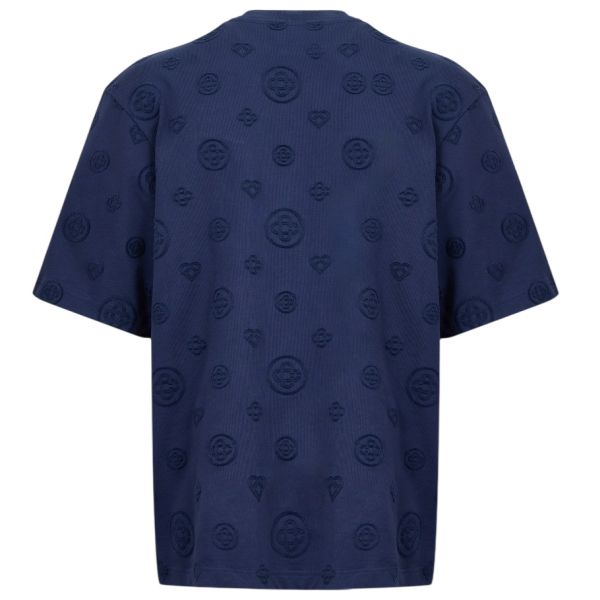 Casablanca Applique Monogram T-shirt Navy