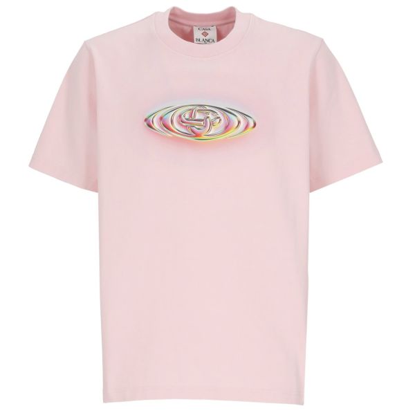 Casablanca Glass Logo T-shirt Roze