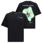 Casablanca Glitch Orchid T-shirt Zwart