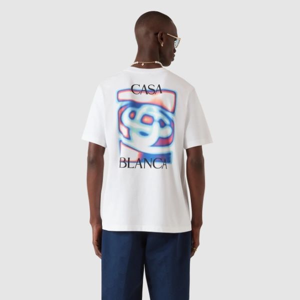 Casablanca Heat Map T-shirt Wit