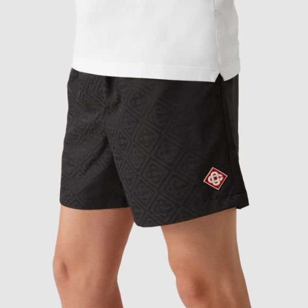 Casablanca Jacquard Zwembroek Zwart