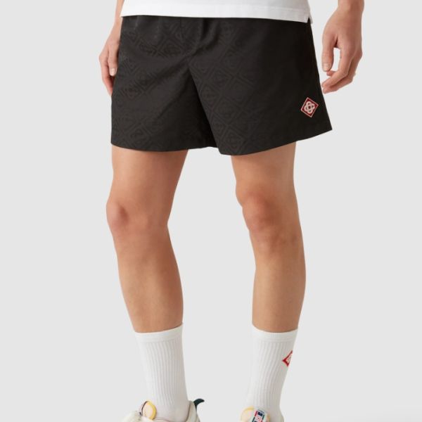 Casablanca Jacquard Zwembroek Zwart