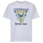 Casablanca Tennis Club Icon T-shirt Wit