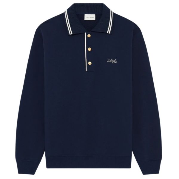 Drôle De Monsieur Drôle Polo Sweater Navy