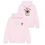 Drôle De Monsieur Slogan Rose Hoodie Roze