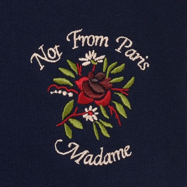 Drôle De Monsieur Slogan Rose Korte Broek Navy
