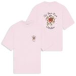Drôle De Monsieur Slogan Rose T-shirt Roze