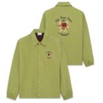 Drôle De Monsieur Slogan Rose Vest Licht Groen