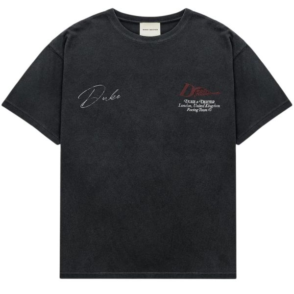 Duke + Dexter Helmet Washed T-shirt Zwart