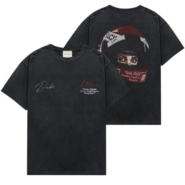 Duke + Dexter Helmet Washed T-shirt Zwart