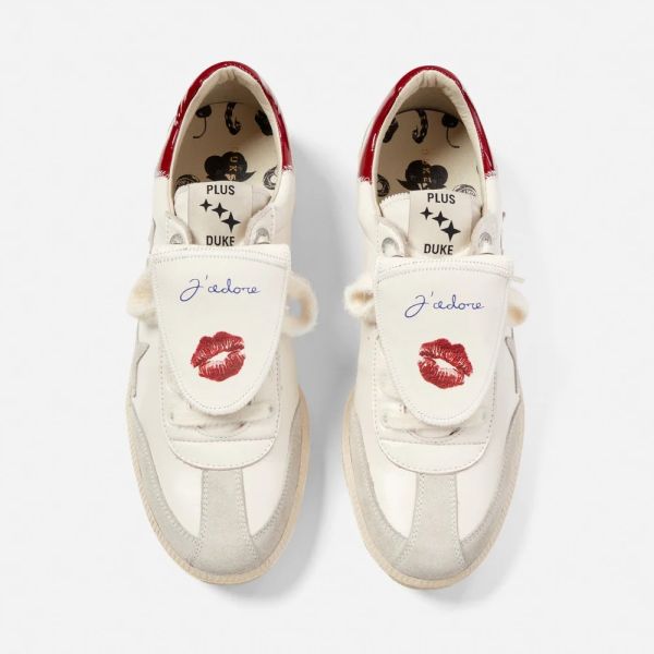 Duke + Dexter Plus Duke Kiss Sneaker Wit