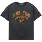 Duke + Dexter Plus Star Washed T-shirt Zwart