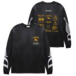 Duke + Dexter Sponsors Waffle Longsleeve T-shirt Zwart