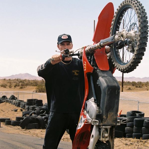 Duke + Dexter Sponsors Waffle Longsleeve T-shirt Zwart