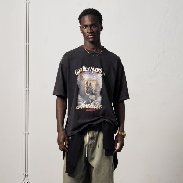 Goodies Sportive Archive Pegasus Premium T-shirt Zwart