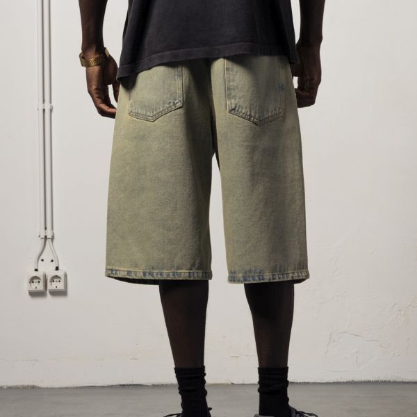 Goodies Sportive Dirty Denim Korte Broek Blauw