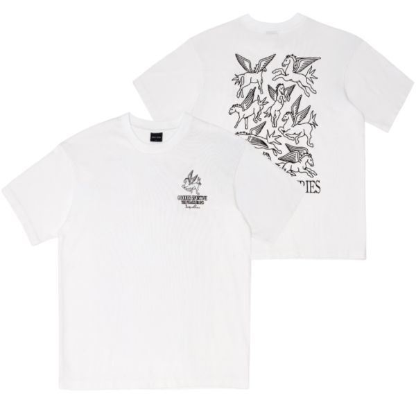 Goodies Sportive Multi Pegasus T-shirt Wit