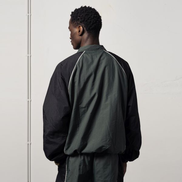 Goodies Sportive Open Tracksuit Jack Donker Groen/Zwart