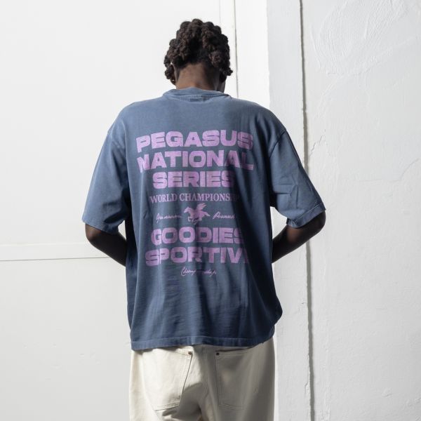 Goodies Sportive Pegasus Series T-shirt Donker Blauw