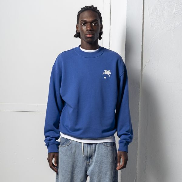 Goodies Sportive Pegasus Sweater Blauw