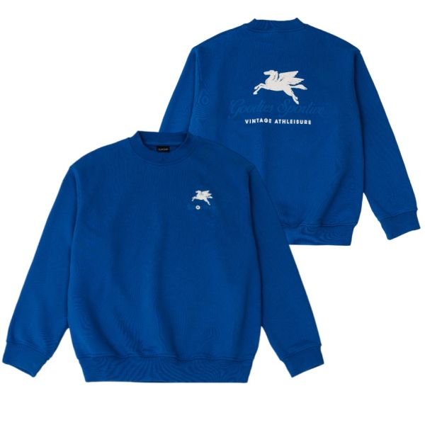 Goodies Sportive Pegasus Sweater Blauw