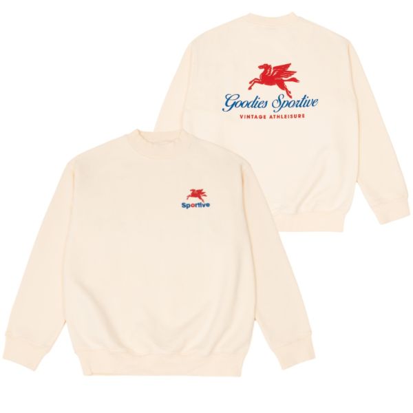 Goodies Sportive Pegasus Sweater Off White