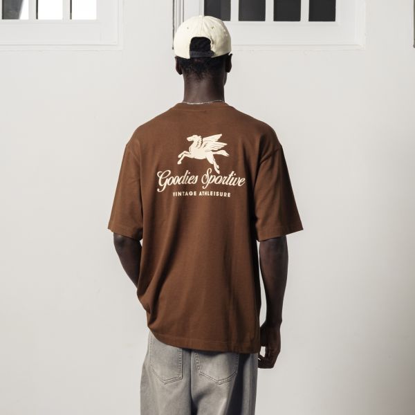 Goodies Sportive Pegasus T-shirt Bruin